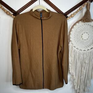 Marittimo Brown Stripe Pullover Sweater